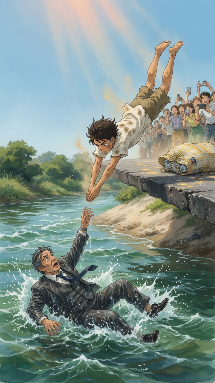 Parte 2: La increíble reacción del millonario al ver los pies descalzos de su salvador