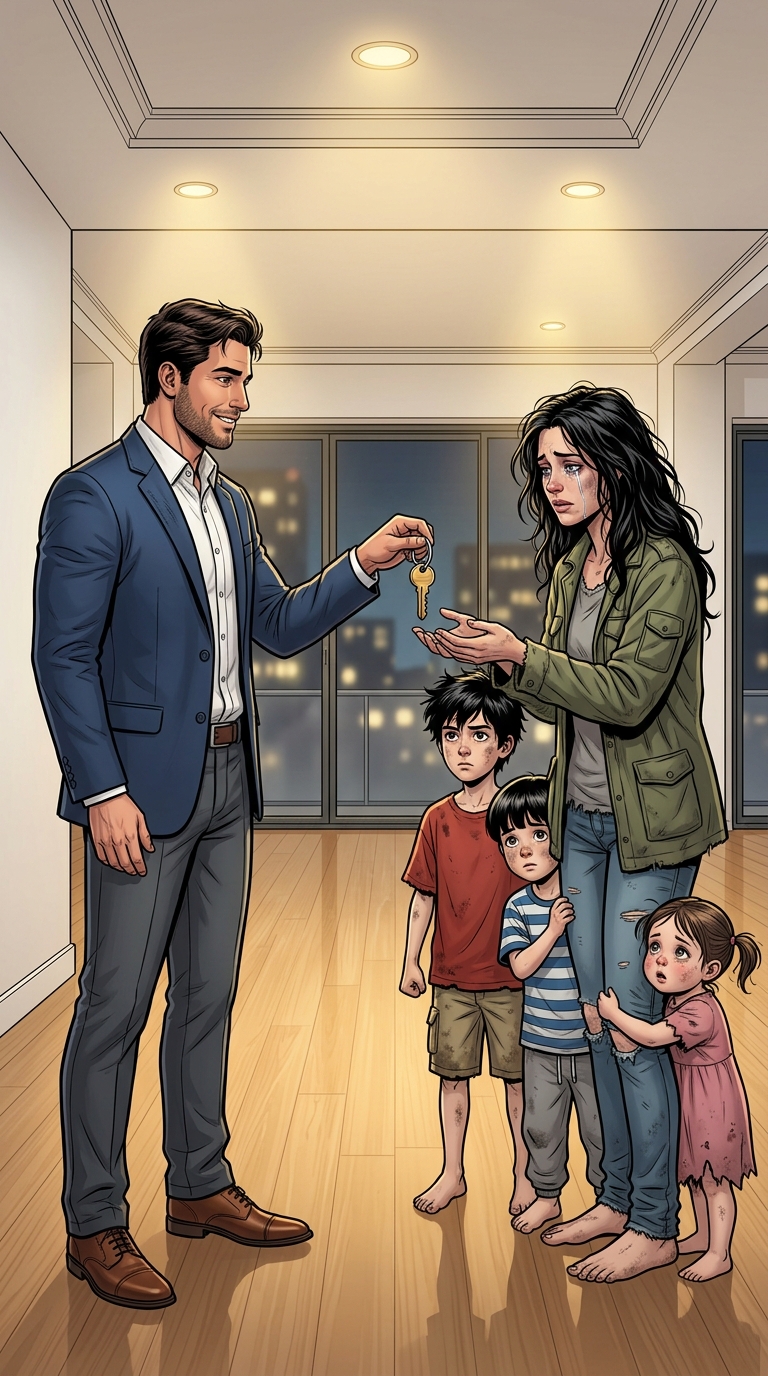 ¡Dejé que una madre soltera y sus tres hijos de la calle vivieran gratis en mi departamento!¡Parte dos!