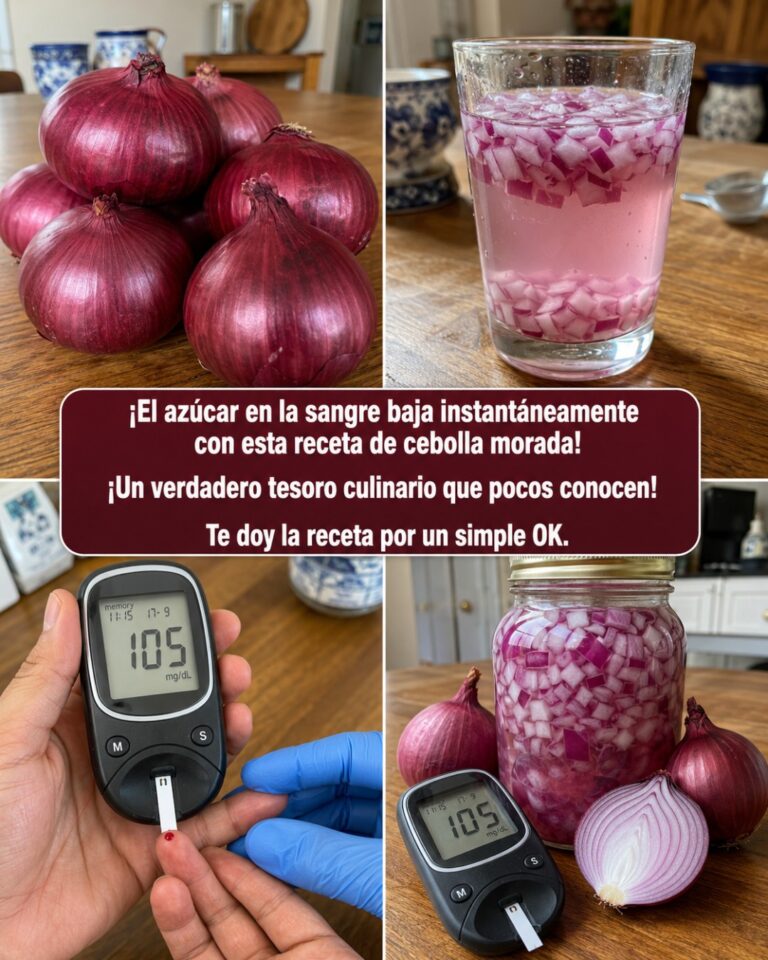 Agua de Cebolla Morada para la Diabetes: ¿Realmente Baja el Azúcar en la Sangre.