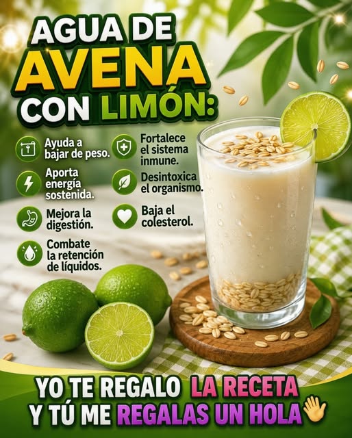 Agua de Avena con Limón: Una Bebida Natural y Sus Beneficios