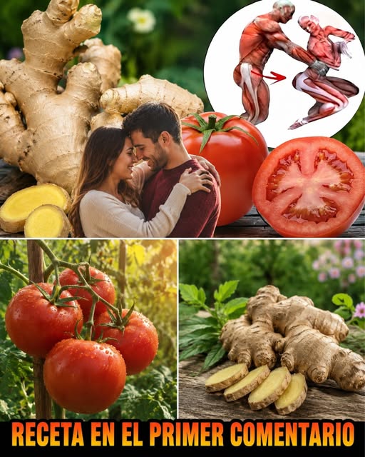 Jengibre y Tomate para una Energía y Vitalidad Inagotable