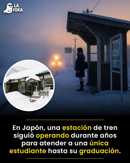 La Estación de Tren en Japón que se Mantuvo Abierta por una Sola Estudiante: Una Lección Global de Humanidad