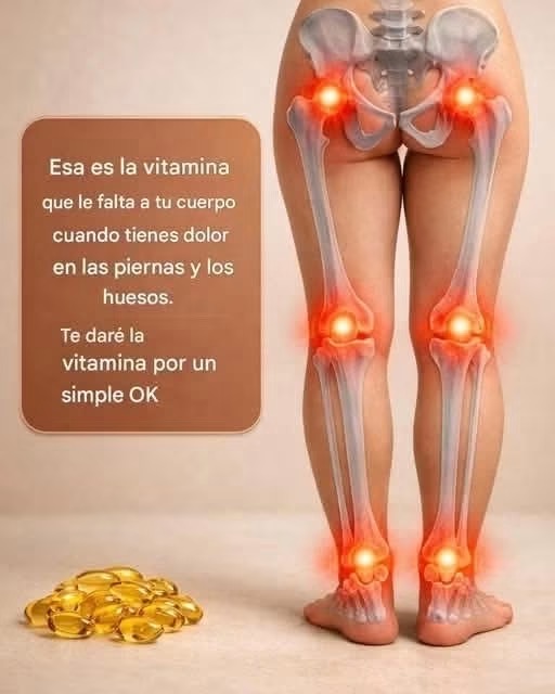 🚨 La vitamina esencial para aliviar el dolor de piernas y huesos