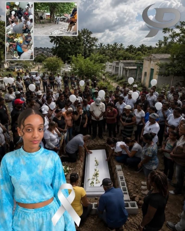 Último adiós a Jennifer: comunidad la despide entre lágrimas, fe y globos blancos