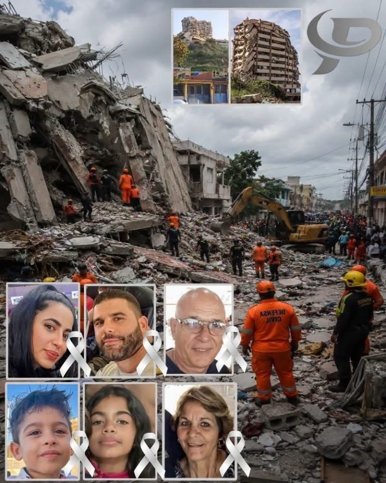 Familia cubana fue localizada tras días de búsqueda entre escombros en La Guaira