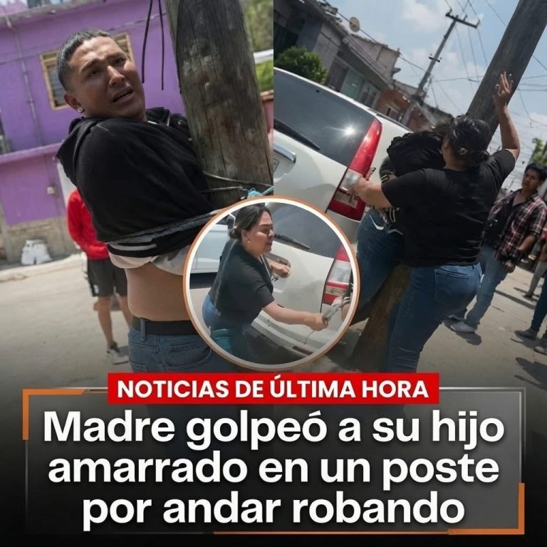 Madre reprende a su hijo tras ser retenido por vecinos por un presunto asalto y el video desata un intenso debate en redes sociales