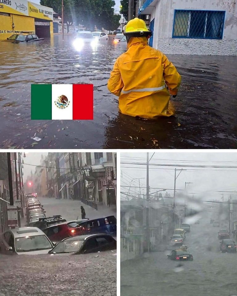 Intensa tormenta provoca severas inundaciones en Puebla: calles quedaron convertidas en ríos