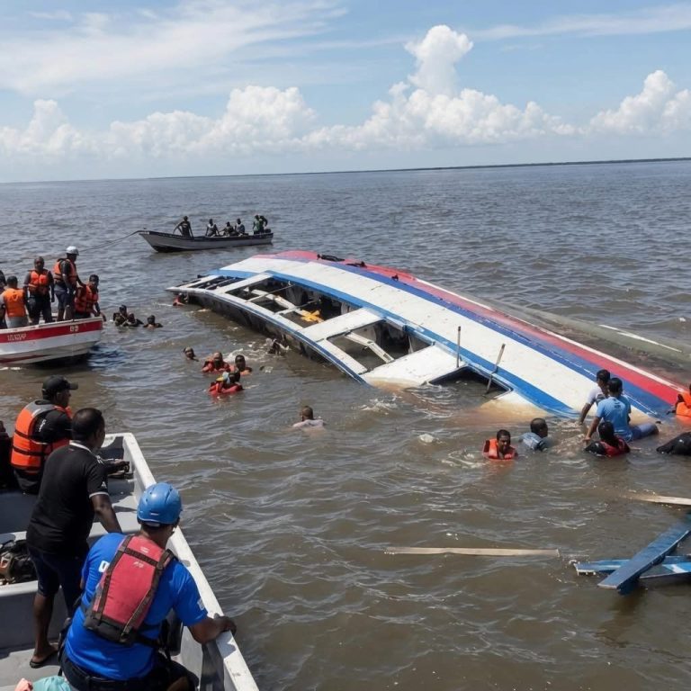Ferry vuelca y desata un amplio operativo de rescate en alta mar: esto es lo que se sabe hasta el momento