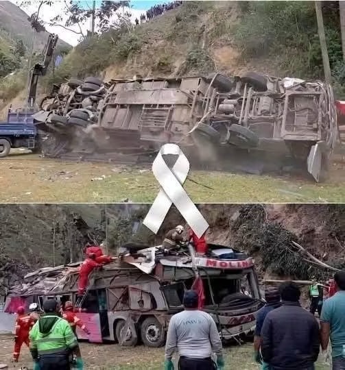 Impactantes imágenes muestran un autobús completamente volcado tras un aparatoso accidente: esto es lo que puede confirmarse