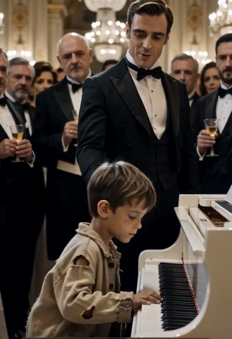 El niño se sentó frente al piano y tocó una melodía que solo conocía el hijo desaparecido