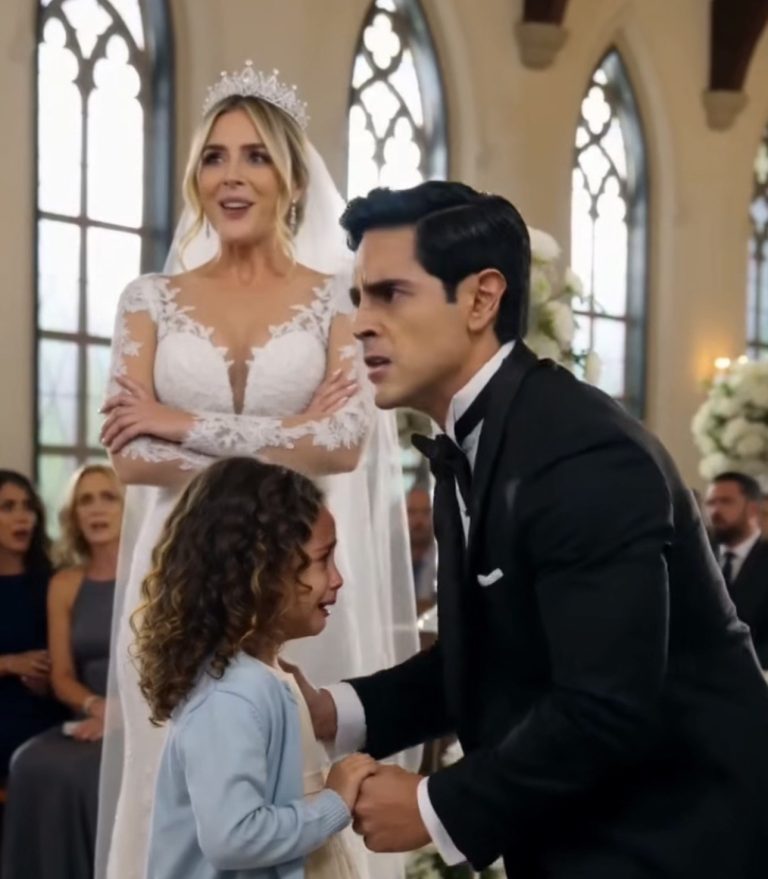 La niña se acercó a su padre durante la boda y susurró: “Papá… ella golpea a mamá” 😢