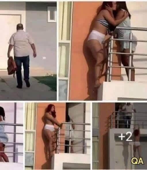 Las cámaras de seguridad captaron una escena inesperada que terminó volviéndose viral en redes sociales