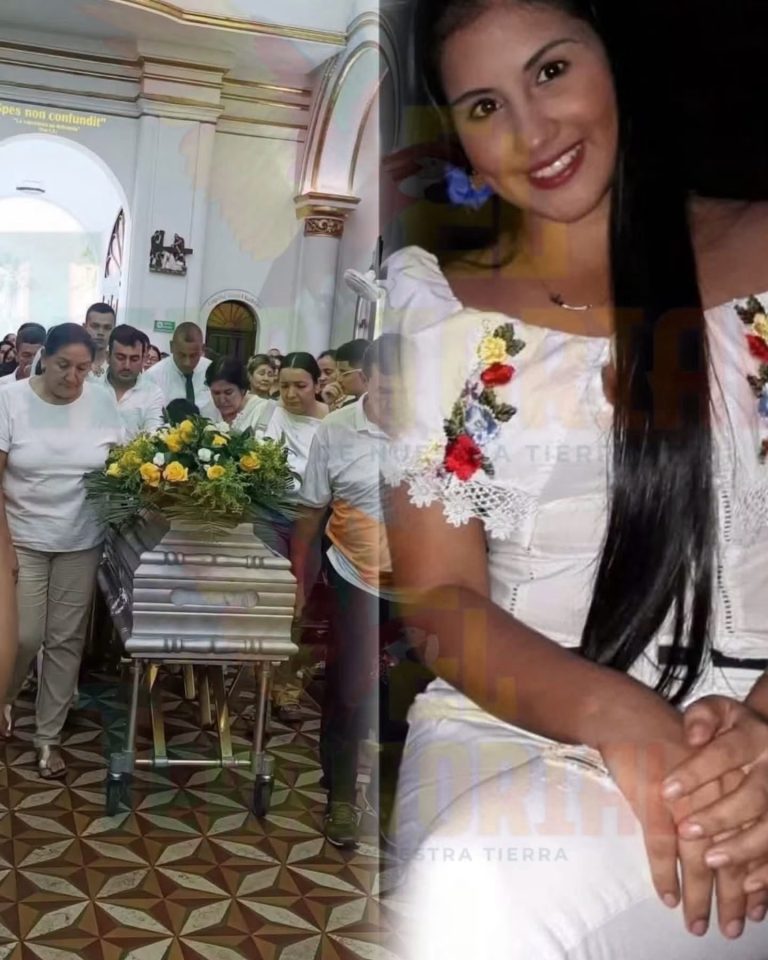 Una comunidad acompaña a una familia durante la despedida de una joven
