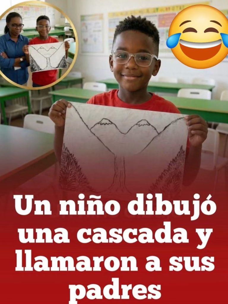 El dibujo de un niño de 7 años hizo que su maestra llamara a sus padres y la historia se volvió viral