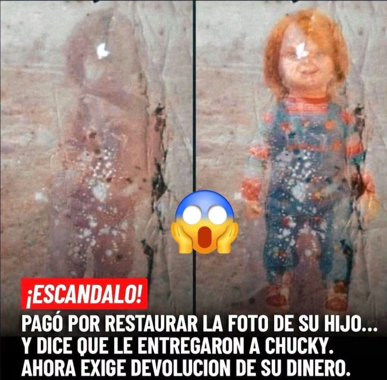 Mamá pide que le devuelvan el dinero tras restauración de una foto de su hijo: “Parece Chucky”