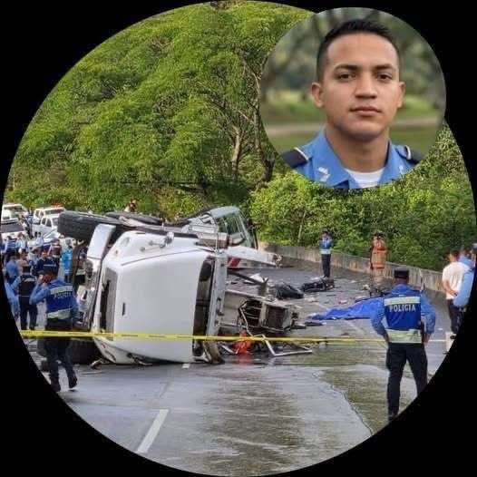 Confirman las identidades de los siete policías que murieron tras el accidente en la CA-5 de Honduras